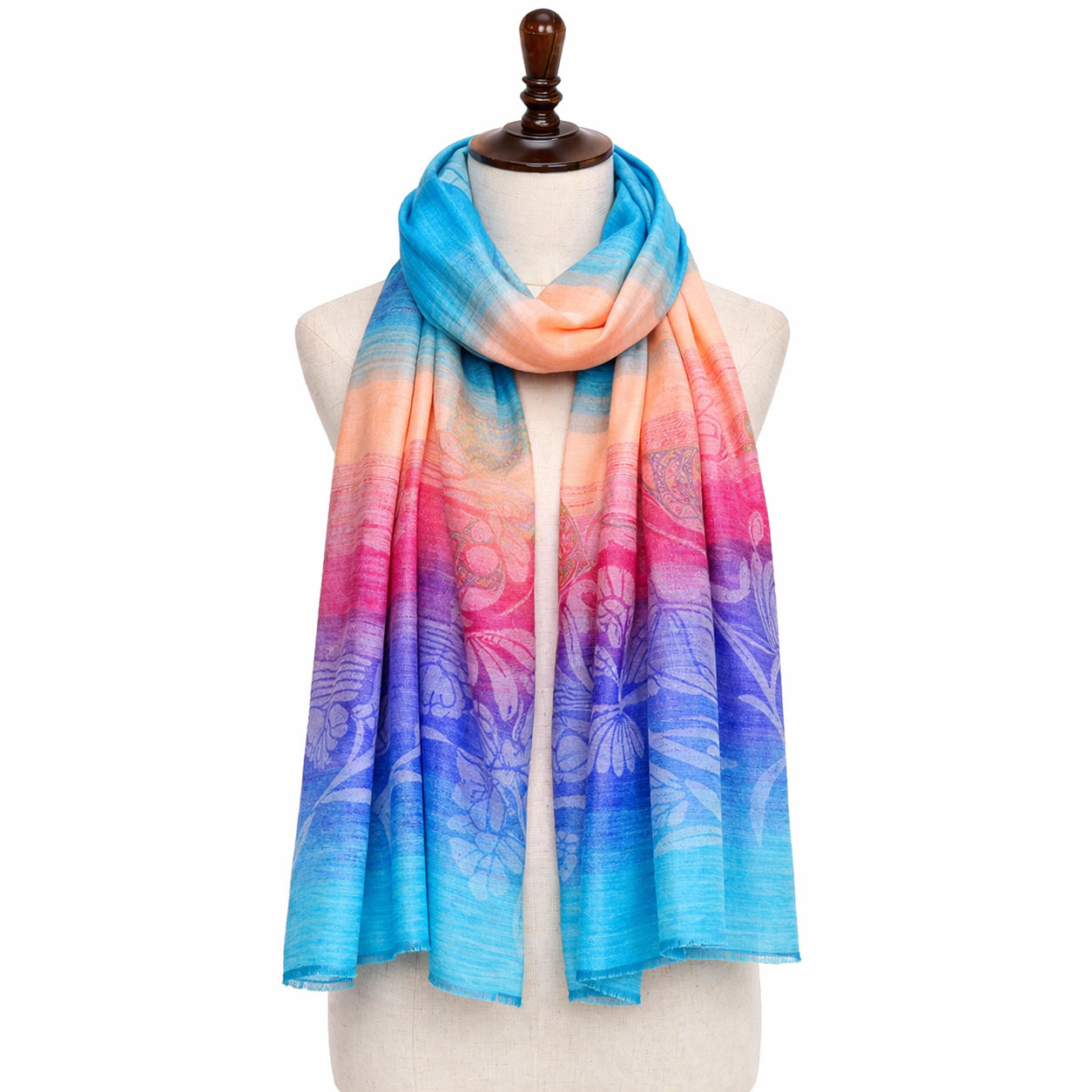 Ombr Blue Scarf